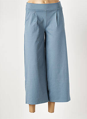 Pantalon 7/8 stretch taille normale bleu ICHI femme