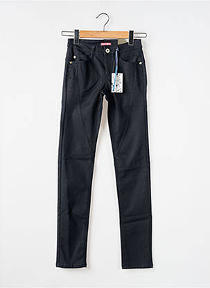 Pantalon slim tissage enduit taille normale bleu STREET ONE femme