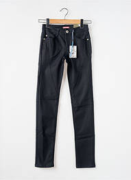 Pantalon slim tissage enduit taille normale bleu STREET ONE femme