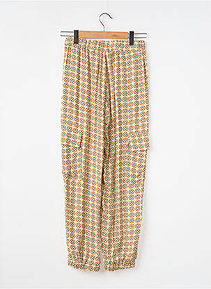 Pantalon cargo taille élastique taille normale beige SURKANA femme