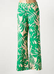 Pantalon droit vert GEISHA pour femme seconde vue