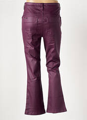 Pantalon flare violet STREET ONE pour femme seconde vue