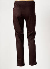 Pantalon slim marron AGATHE & LOUISE pour femme seconde vue