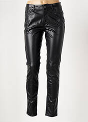 Pantalon slim noir ICHI pour femme seconde vue