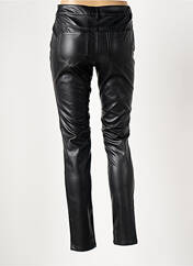 Pantalon slim noir ICHI pour femme seconde vue