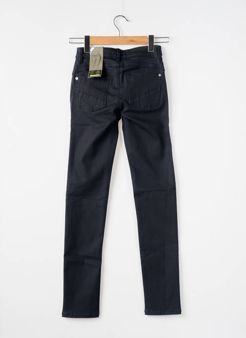 Pantalon slim tissage enduit taille normale bleu STREET ONE femme