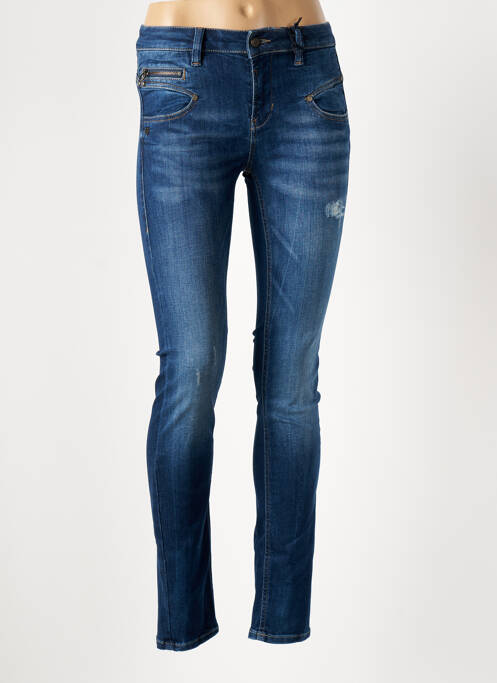 Jeans coupe slim bleu FREEMAN T.PORTER pour femme