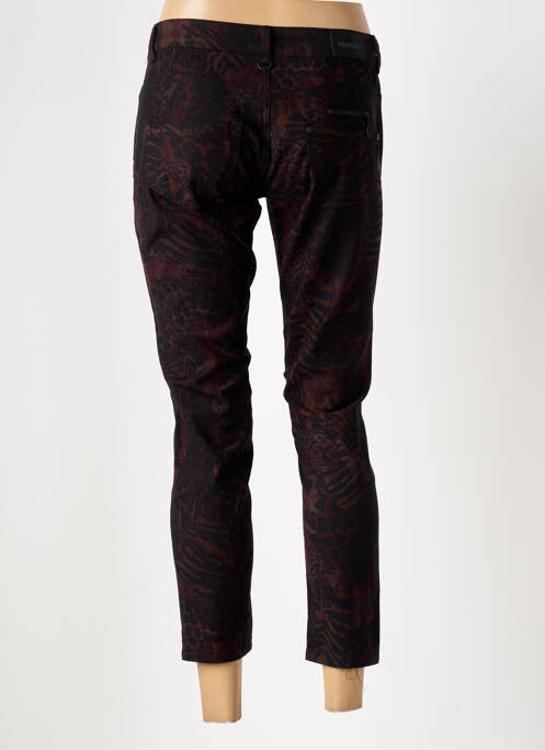 Jeans coupe slim marron FREEMAN T.PORTER pour femme