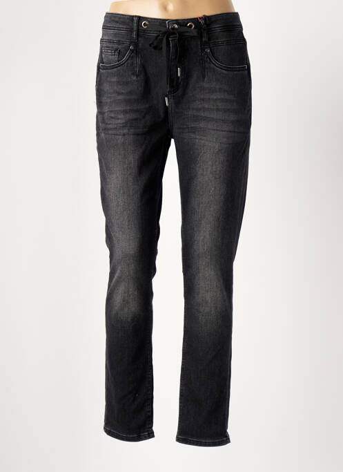 Jeans coupe slim noir STREET ONE pour femme