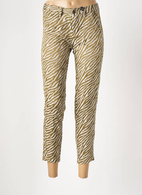 Pantalon chino vert FREEMAN T.PORTER pour femme