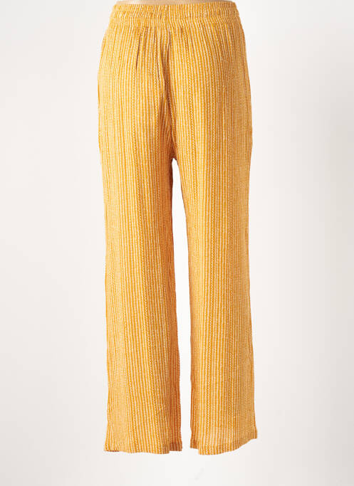 Pantalon droit jaune MOLLY BRACKEN pour femme