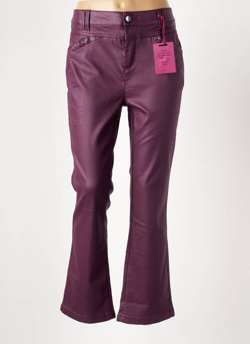 Pantalon flare violet STREET ONE pour femme