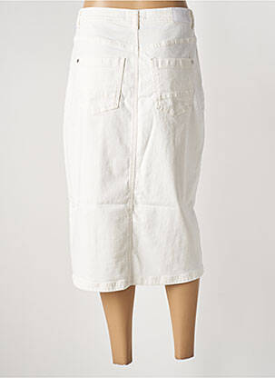 Jupe mi-longue coupe droite beige STREET ONE femme