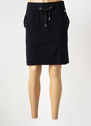 Jupe mi-longue coupe droite noir STREET ONE femme