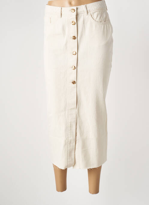 Jupe longue beige TIFFOSI pour femme