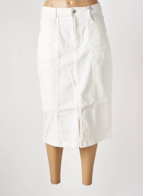 Jupe mi-longue beige STREET ONE pour femme