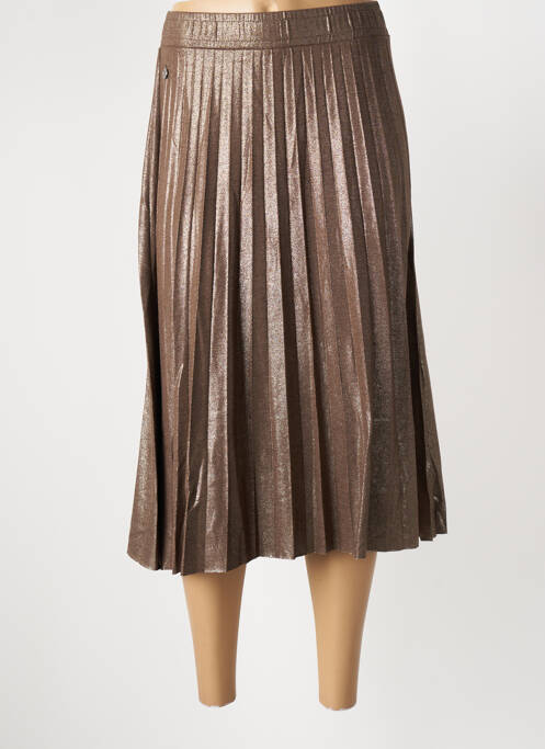 Jupe mi-longue marron STREET ONE pour femme