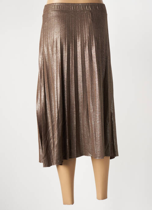 Jupe mi-longue marron STREET ONE pour femme