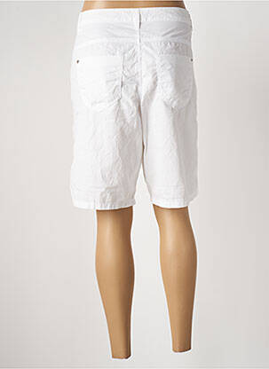 Bermuda tissage popeline taille normale blanc STREET ONE femme