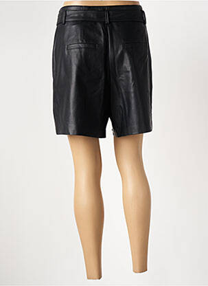 Bermuda taille haute taille haute noir RINO & PELLE femme