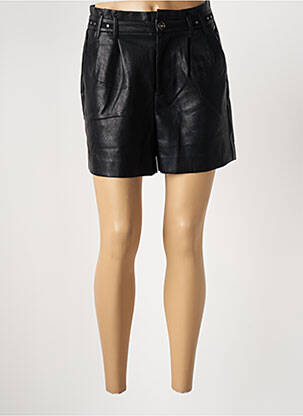 Short taille à pinces taille haute noir FREEMAN T.PORTER femme