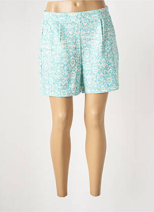 Short taille normale taille normale bleu ICHI femme
