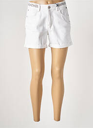 Short tissage denim taille normale beige FREEMAN T.PORTER femme