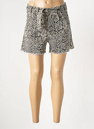 Short fermeture zippée sous rabat boutonné taille normale vert FREEMAN T.PORTER femme