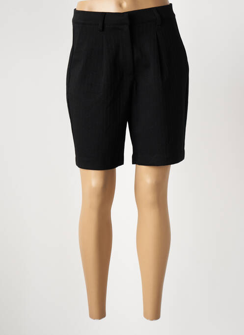 Bermuda noir ICHI pour femme