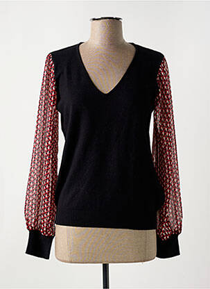 Pull noir FREEMAN T.PORTER pour femme