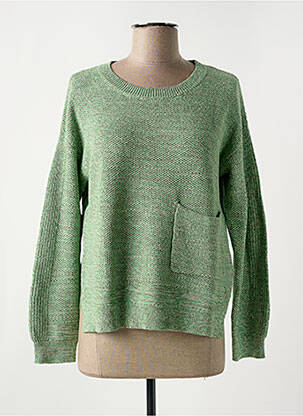 Pull coupe droite manches longues vert WHITE STUFF femme