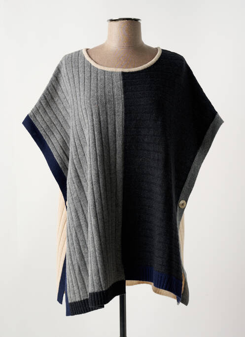 Poncho noir WHITE STUFF pour femme