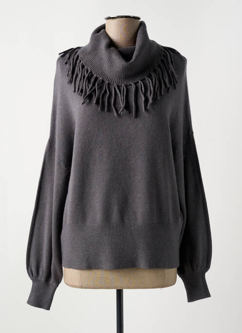 Pull gris BSB pour femme