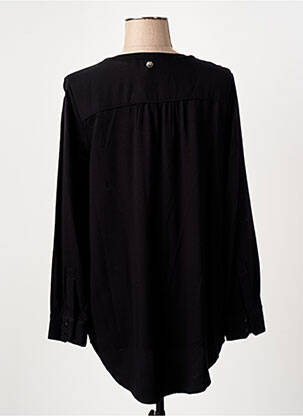 Tunique manches longues fermeture boutonnée sur le devant noir STREET ONE femme