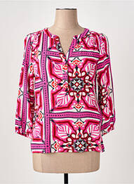 Blouse imprimé fleurs manches 3/4 rose STREET ONE femme
