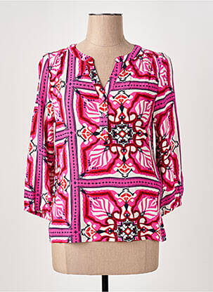 Blouse imprimé fleurs manches 3/4 rose STREET ONE femme