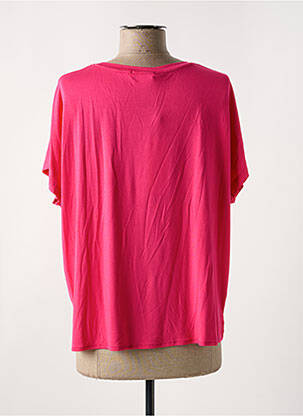 T-shirt coupe droite manches courtes rose MOLLY BRACKEN femme