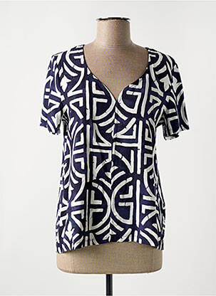 T-shirt imprimé fantaisie manches courtes bleu STREET ONE femme