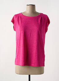 T-shirt coupe droite manches courtes rose STREET ONE femme