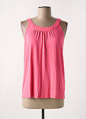 Débardeur stretch sans manche rose STREET ONE femme