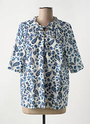 Blouse bleu ICHI pour femme seconde vue