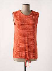 Pull orange GEISHA pour femme seconde vue