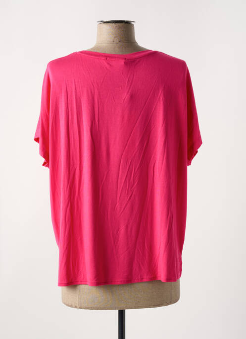 T-shirt coupe droite manches courtes rose MOLLY BRACKEN femme
