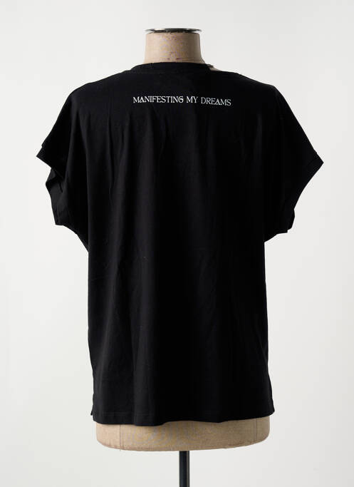 T-shirt coupe droite manches courtes noir BSB femme