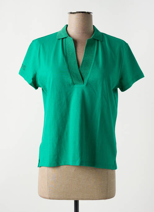 Polo vert LES TROPEZIENNES PAR M.BELARBI pour femme