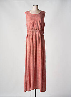 Robe longue sans manche sans manche orange MOLLY BRACKEN femme