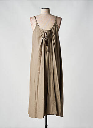 Robe longue coupe cintrée fines bretelles vert MOLLY BRACKEN femme