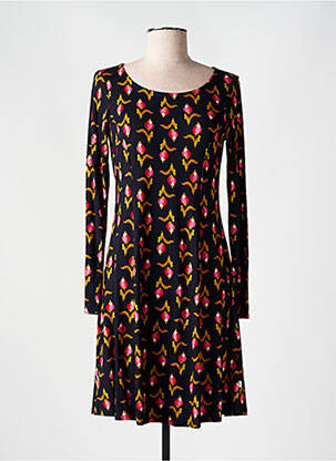 Robe courte manches longues manches longues noir BLUTSGESCHWISTER femme