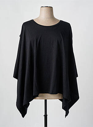 Tunique manches courtes coupe ample noir BSB femme