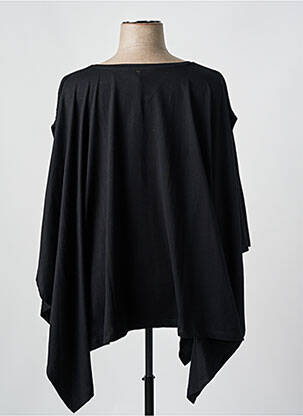 Tunique manches courtes coupe ample noir BSB femme
